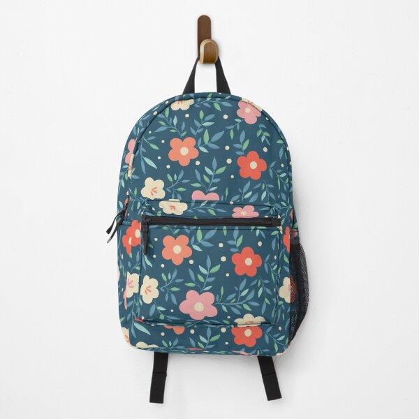 Item preview, Delicate Floral // Navy background designed and sold by PapricaStudio.