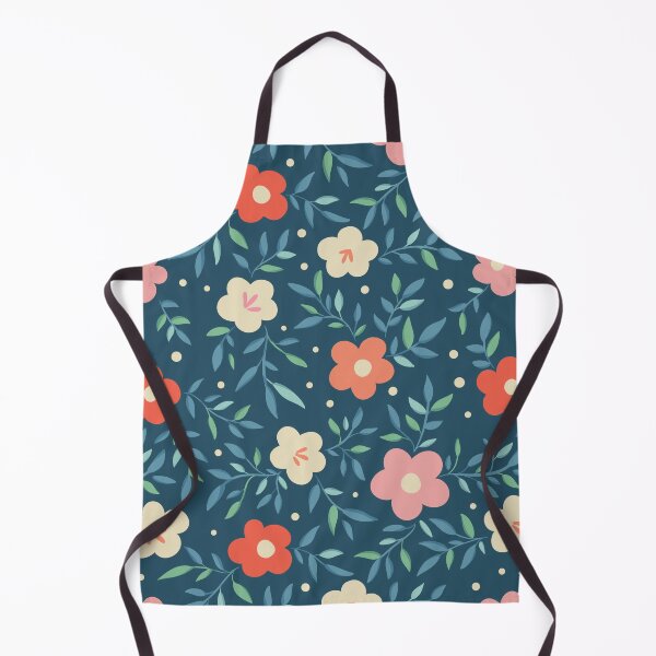 Item preview, Delicate Floral // Navy background designed and sold by PapricaStudio.