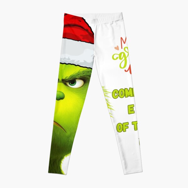 Grinch Leggings, Christmas Leggings, Grinch Leggings Stretchy Leggings,  Christmas Leggings, Sindy Lou Leggings, Grinch Lover,christmas Gift 