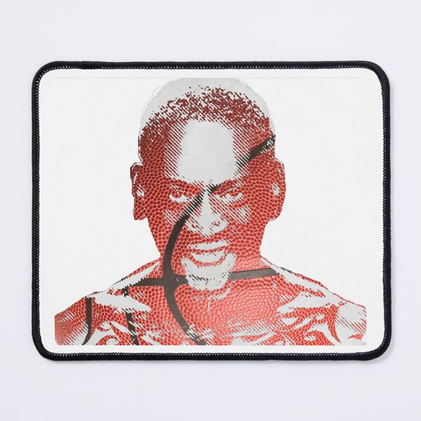 Aperçu de l'œuvre Visage de Dennis Rodman de basket-ball - cadeau d'amateur de basket-ball créée et vendue par Fanaticos.