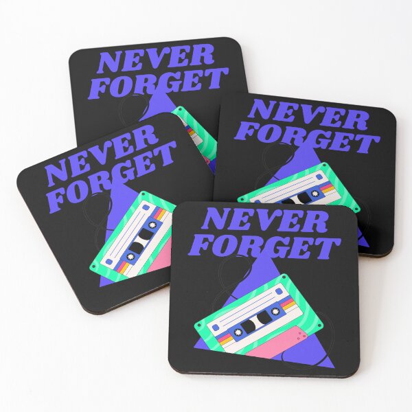 Item preview, Never Forget Cassette Retro Vintage 60s 70s 80s 90s designed and sold by StudioTVDinners.