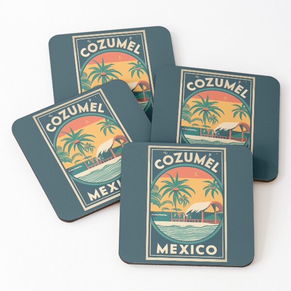 Item preview, A Vintage Travel Art of Cozumel - Mexico  designed and sold by GoodOldVintage.