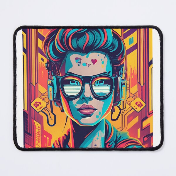 Item preview, mujer cibernética designed and sold by DistincTee.