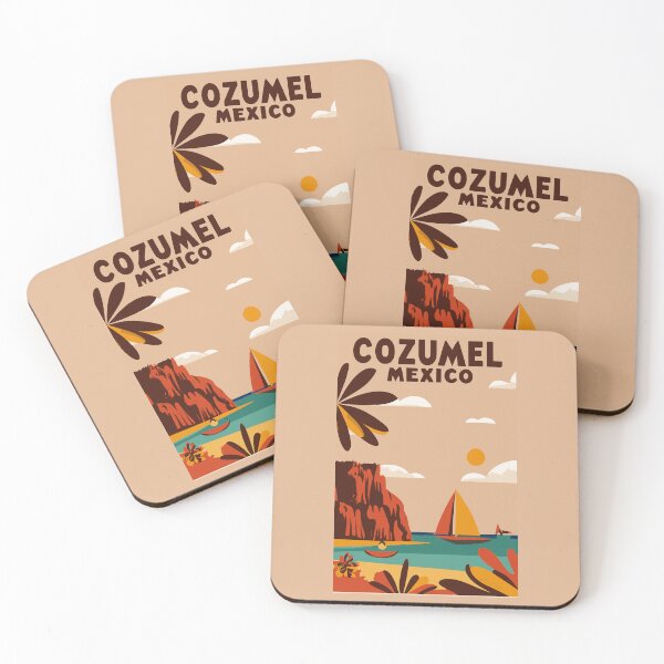 Item preview, A Vintage Travel Art of Cozumel - Mexico  designed and sold by GoodOldVintage.