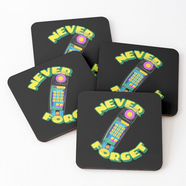 Item preview, Never Forget Cordless Phone Retro Vintage 80s 90s 2000s designed and sold by StudioTVDinners.