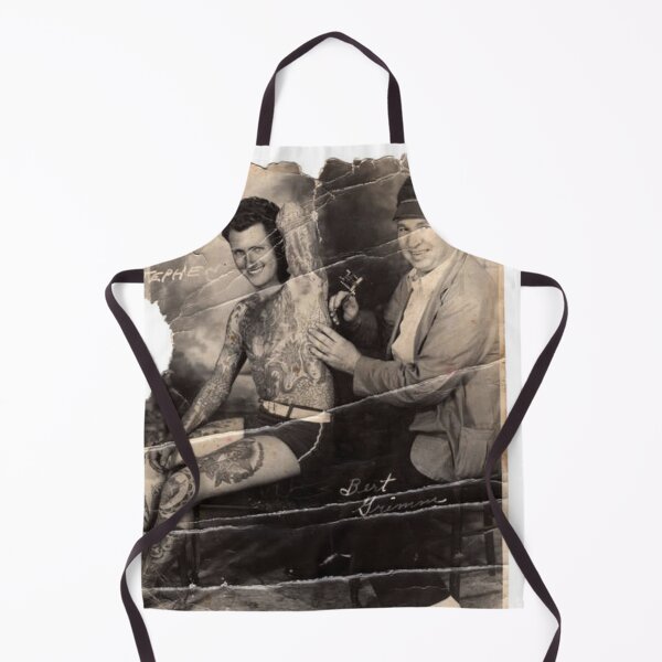 Item preview, vintage tattoo man Grand pather tattooed old studio photo designed and sold by Coolstuff4you71.
