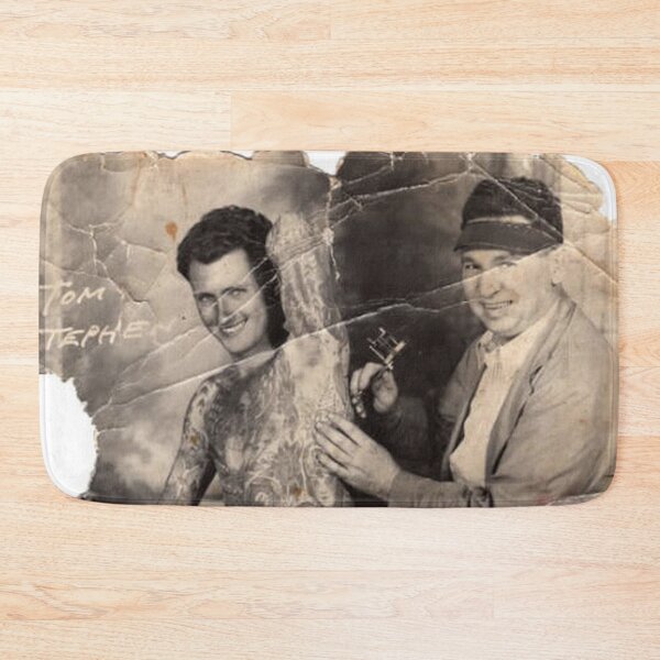 Item preview, vintage tattoo man Grand pather tattooed old studio photo designed and sold by Coolstuff4you71.