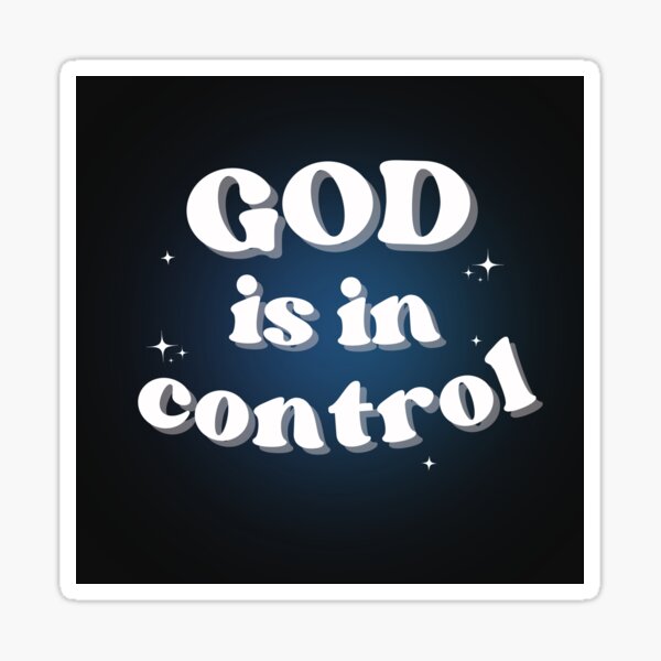 God is in Control Religious Stickers (10-Sheet) - Encouraging Colorful –  New8Store