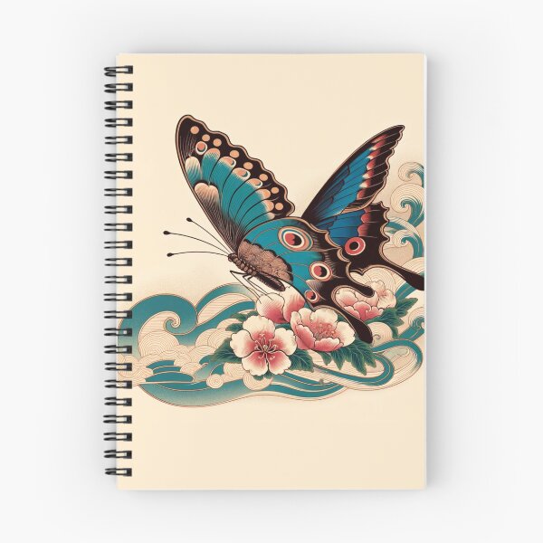 Item preview, Japanese Butterfly Ukiyoe Style designed and sold by Mekone.