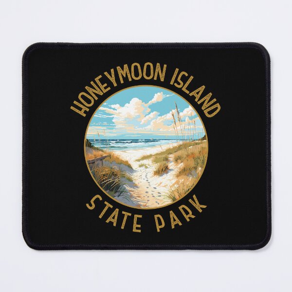 Item preview, Honeymoon Island State Park Florida Retro Distressed Circle designed and sold by KrisSidDesigns.