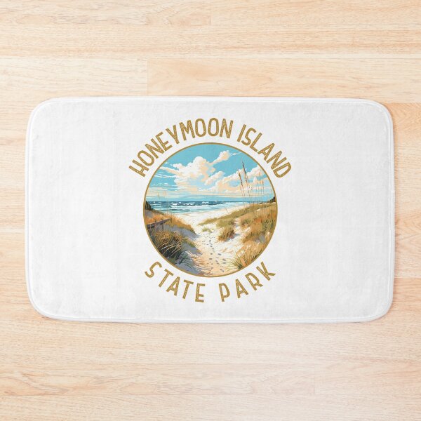 Item preview, Honeymoon Island State Park Florida Retro Distressed Circle designed and sold by KrisSidDesigns.