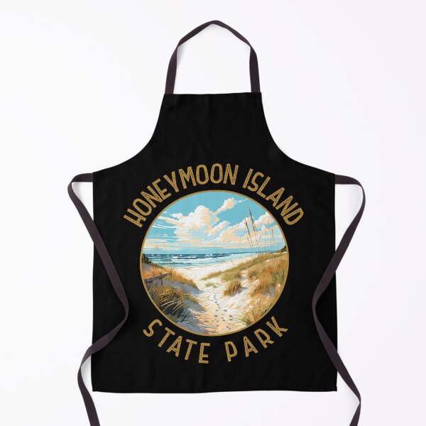Item preview, Honeymoon Island State Park Florida Retro Distressed Circle designed and sold by KrisSidDesigns.