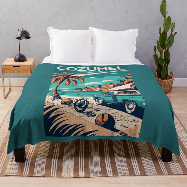 Item preview, A Vintage Travel Art of Cozumel - Mexico designed and sold by GoodOldVintage.