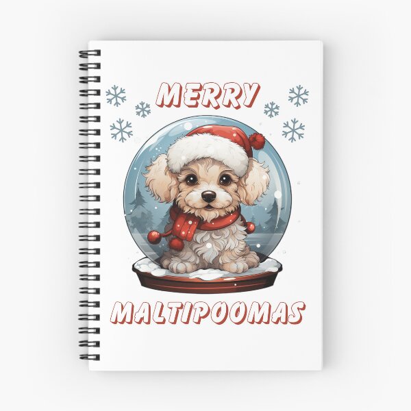 Item preview, Merry Maltipoomas Christmas Cute Maltipoo Dog Xmas designed and sold by TeeGrafi.