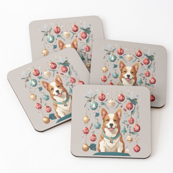 Item preview, Dog Christmas celebration designed and sold by Creative.Shop.