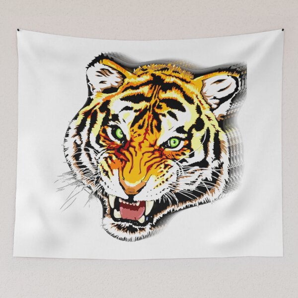 Item preview, Willd Animal Tiger Head designed and sold by zorkaa1.