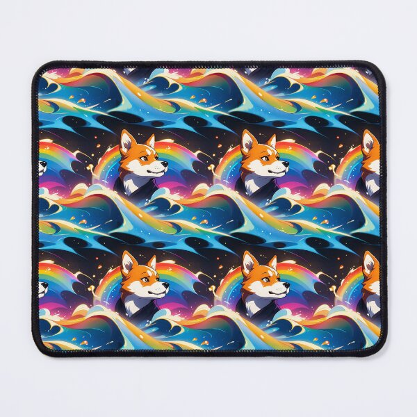 Item preview, Shiba Inu Dog Pattern Rainbow Dream Love designed and sold by givemedogs.
