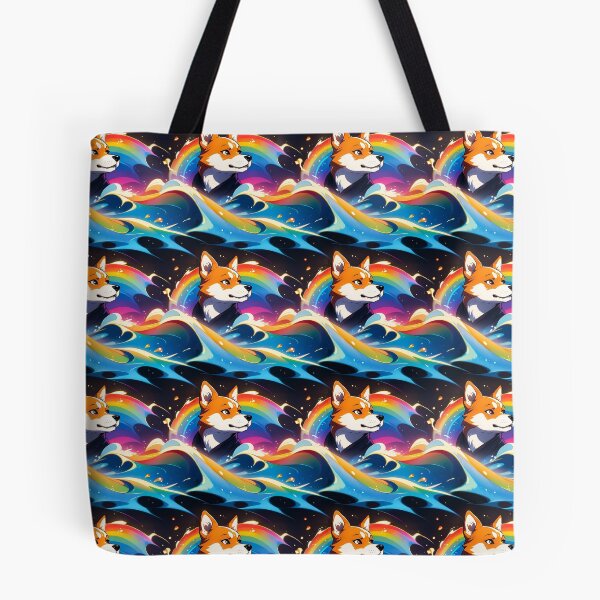 Item preview, Shiba Inu Dog Pattern Rainbow Dream Love designed and sold by givemedogs.
