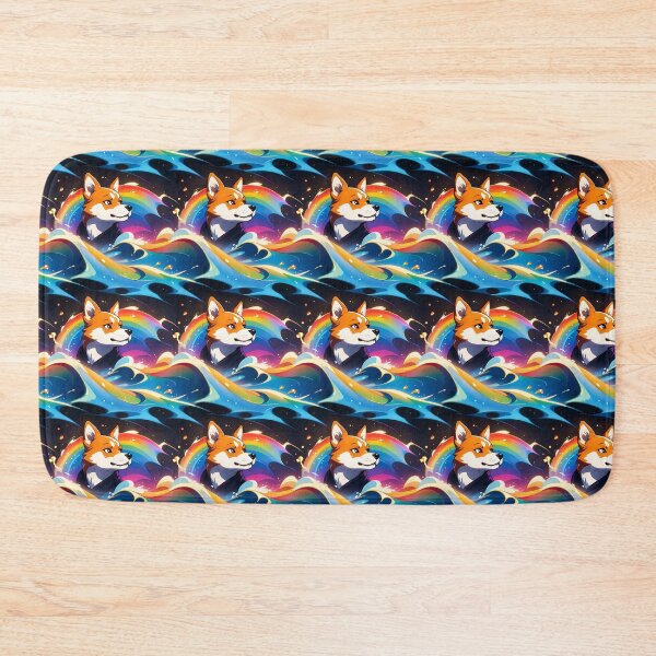 Item preview, Shiba Inu Dog Pattern Rainbow Dream Love designed and sold by givemedogs.