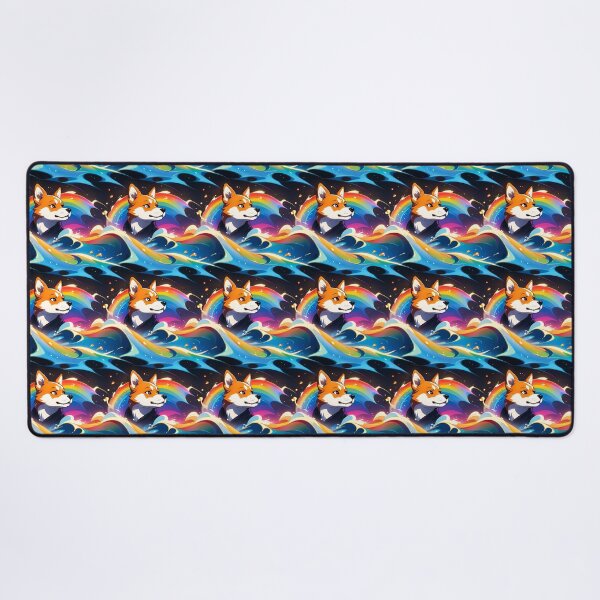 Item preview, Shiba Inu Dog Pattern Rainbow Dream Love designed and sold by givemedogs.