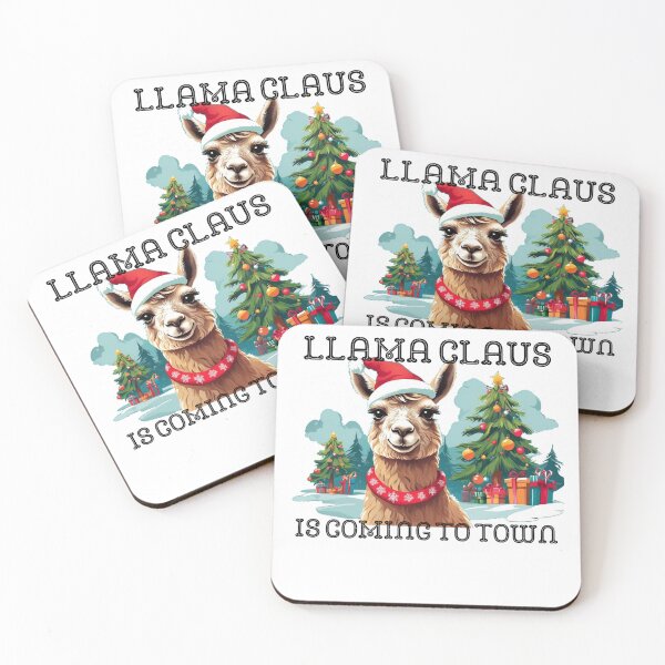 Item preview, Llama Claus Is Coming To Town Festive Christmas  designed and sold by TugForkFinds.