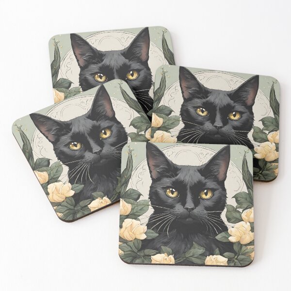 Item preview, Seraphina Black Cat  designed and sold by BlackCatGeneral.