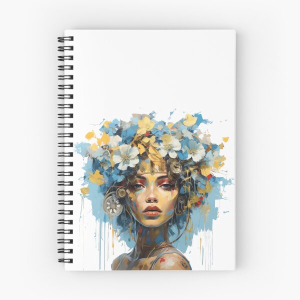 Item preview, Floral girl designed and sold by Rosaliartbook.