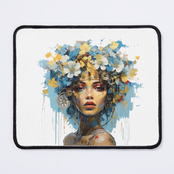 Item preview, Floral girl designed and sold by Rosaliartbook.