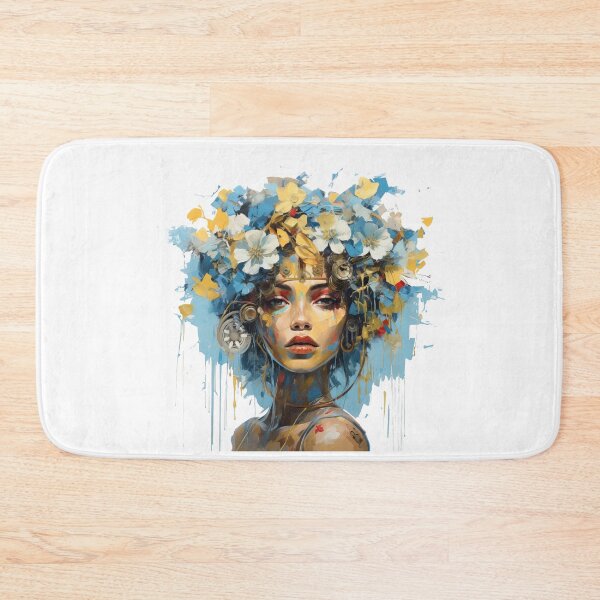 Item preview, Floral girl designed and sold by Rosaliartbook.