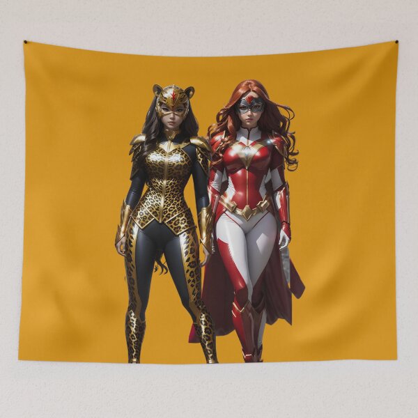 Item preview, Cat super masked heroine girls urban style youth fashion  designed and sold by Carlos Gudino.