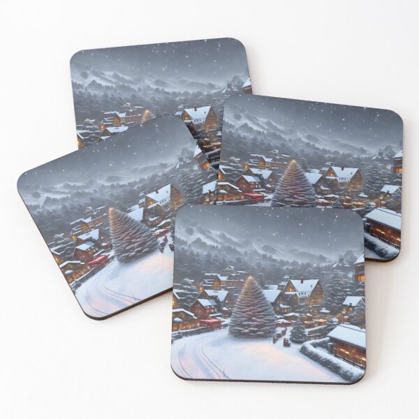Item preview, Winter Wonderland Snow Town designed and sold by cfspider.
