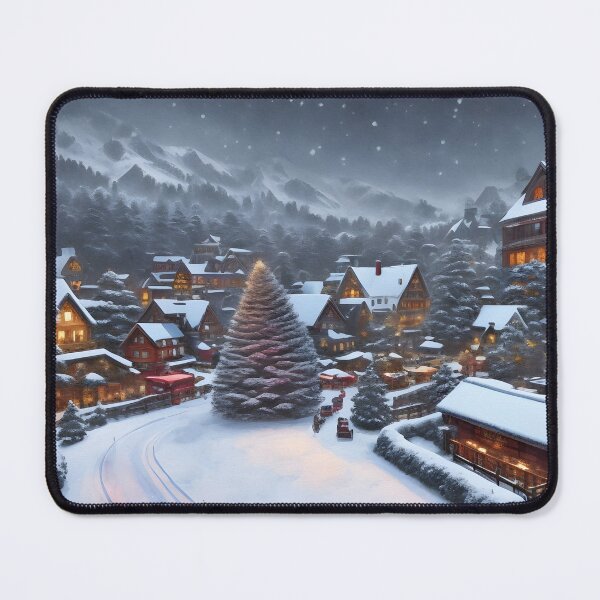 Item preview, Winter Wonderland Snow Town designed and sold by cfspider.