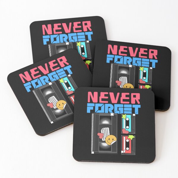 Item preview, Never Forget Cassette Retro Vintage 60s 70s 80s 90s designed and sold by StudioTVDinners.