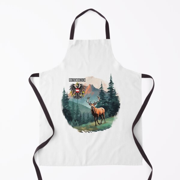 Item preview, Austria eagle & coat of arms with deer and landscape designed and sold by Andrea-Design.