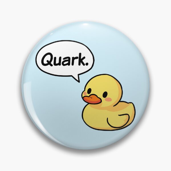 Item preview, Quark Subatomic Duck, cute funny physics designed and sold by TalesOfScience.
