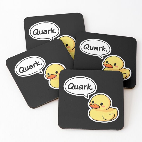 Item preview, Quark Subatomic Duck, cute funny physics designed and sold by TalesOfScience.