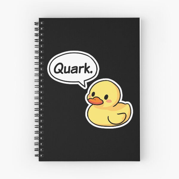 Item preview, Quark Subatomic Duck, cute funny physics designed and sold by TalesOfScience.