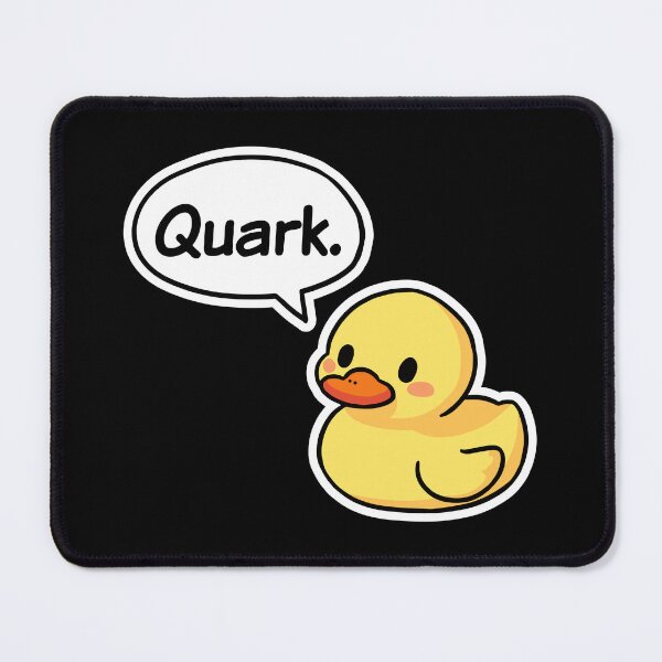 Item preview, Quark Subatomic Duck, cute funny physics designed and sold by TalesOfScience.