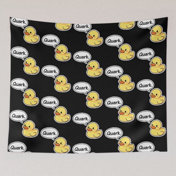 Item preview, Quark Subatomic Duck, cute funny physics designed and sold by TalesOfScience.