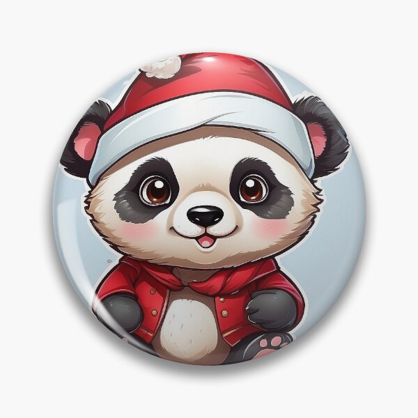 Item preview, Cute Panda Xmas Sticker designed and sold by RevolveData.