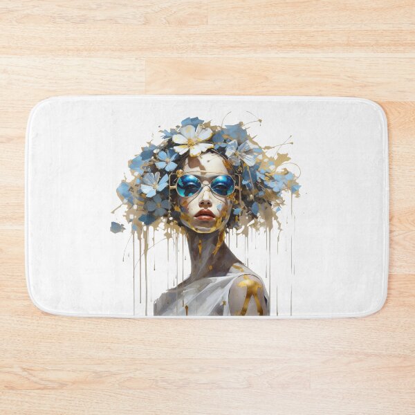 Item preview, Lady with blue sunglasses designed and sold by Rosaliartbook.