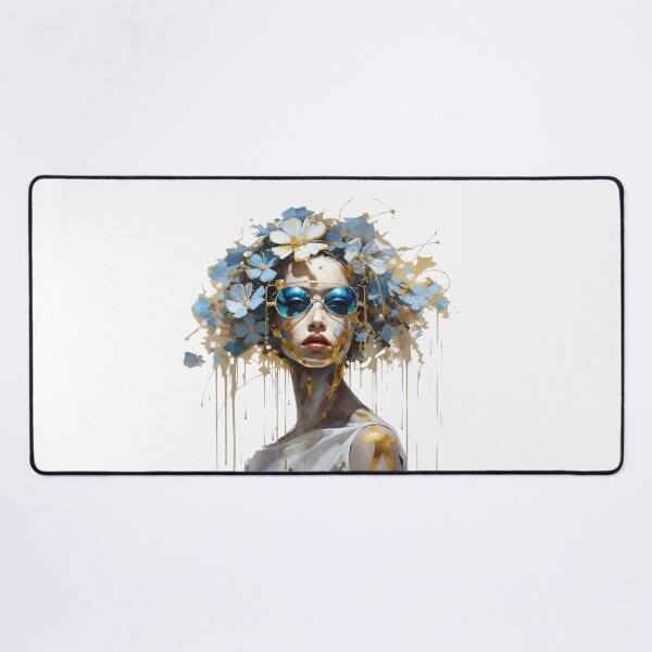 Item preview, Lady with blue sunglasses designed and sold by Rosaliartbook.