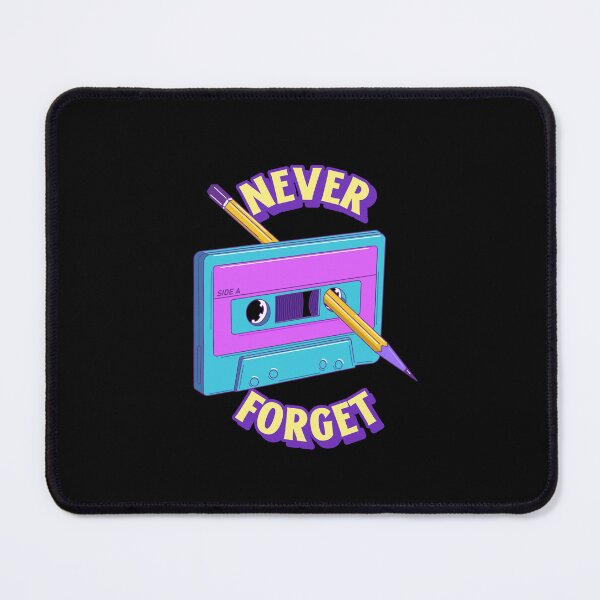 Item preview, Never Forget Cassette Retro Vintage 60s 70s 80s 90s  designed and sold by StudioTVDinners.