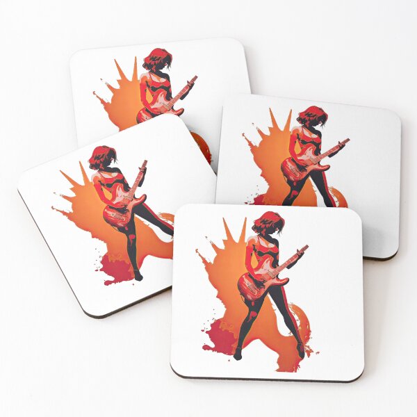 Item preview, woman with guitar 2 designed and sold by GFORCE_SHOP.