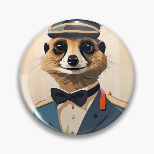 Item preview, Meerkat, train conductor  designed and sold by WildLadyWood.