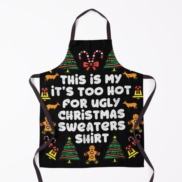 Item preview, too hot ugly christmas sweaters designed and sold by PureHeaven ⭐⭐⭐⭐⭐.