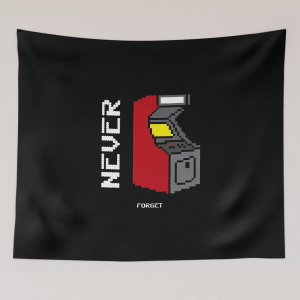 Item preview, Never Forget Arcade Retro Vintage 60s 70s 80s 90s  designed and sold by StudioTVDinners.