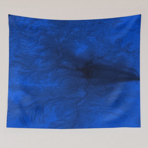 Item preview, Birdseye Blue Landscape designed and sold by Jeremy Crotty.