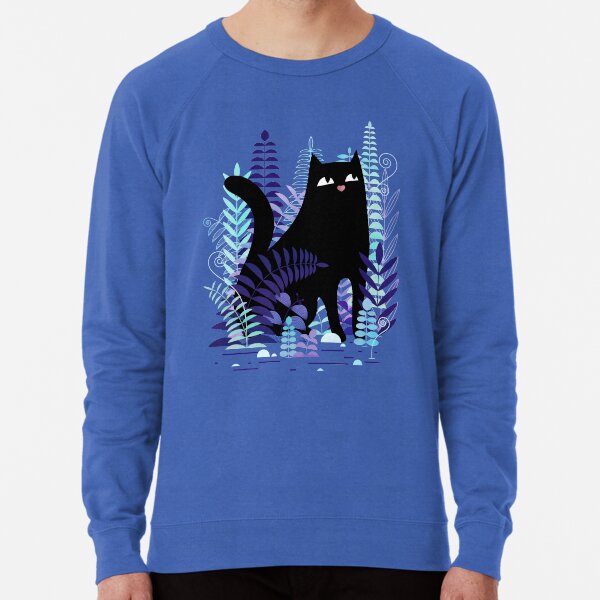The Ferns (Black Cat Version) Lightweight Sweatshirt