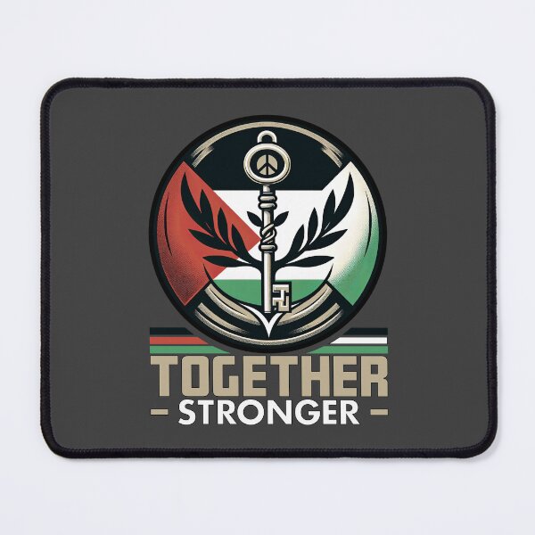 Item preview, United for Peace - Together Stronger Palestine designed and sold by Brick'a'Brack.